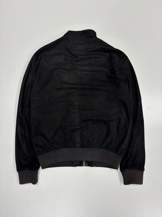 SS10 McQ by Alexander McQueen Suede Leather Blouson Jacket (M)