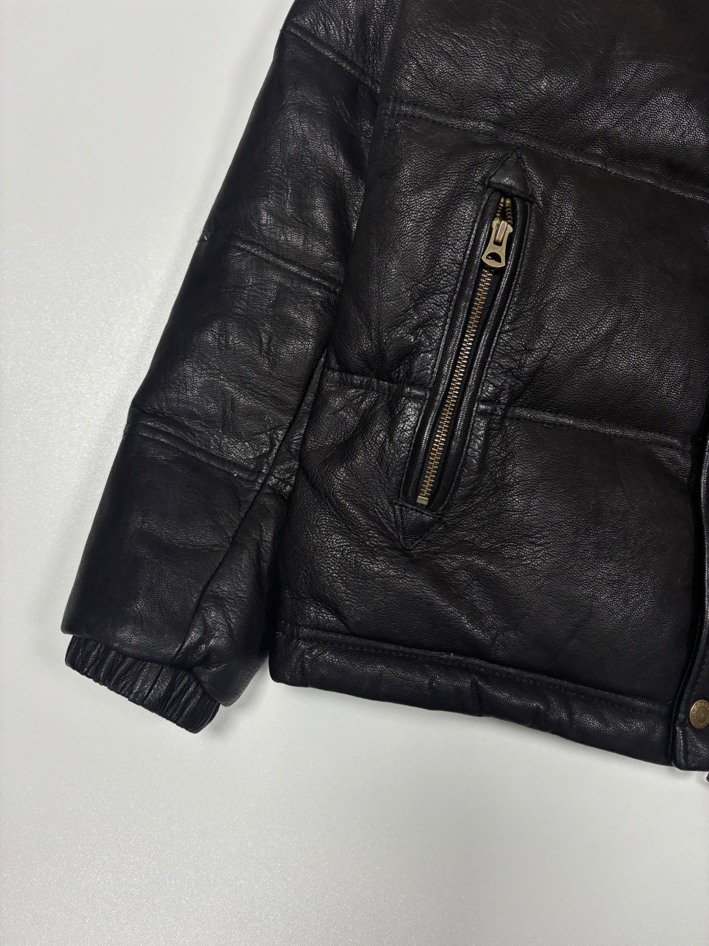 Japanese Brand Jack Rose Goat Leather Puffer (M)