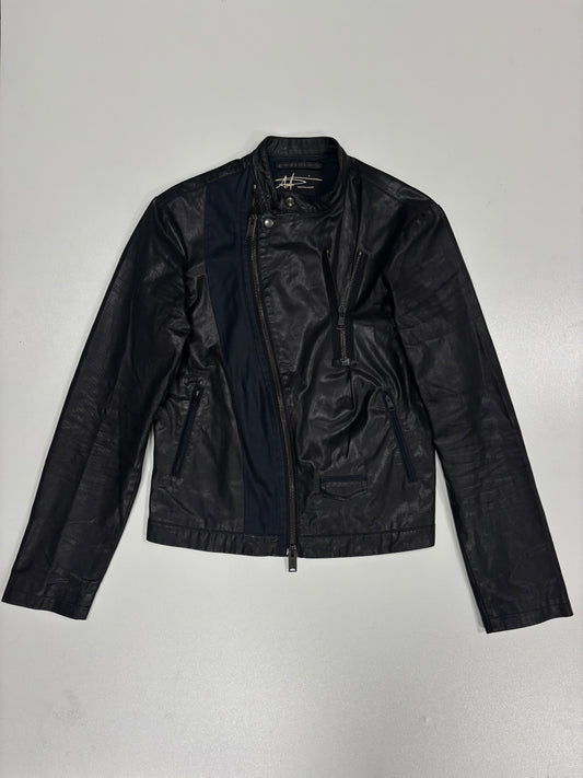 Andrew Mackenzie Waxed Wavy Rider Jacket (L)