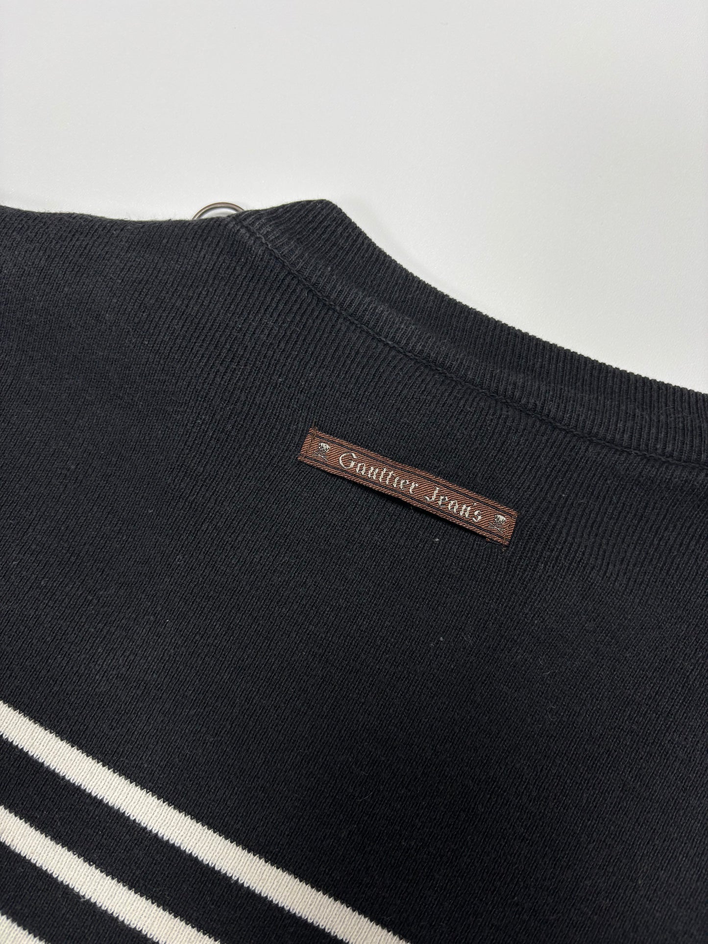 AW2000 Jean Paul Gaultier Jeans Zip Sweater (M)