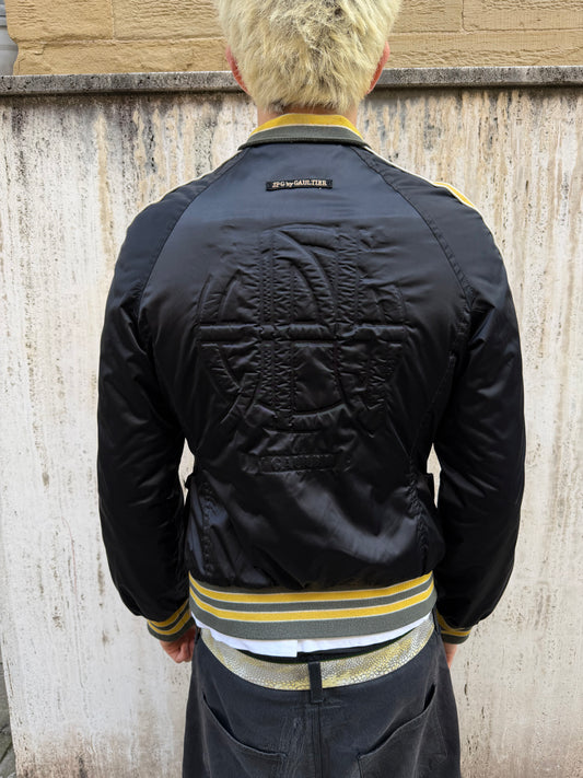 AW/99 Jean Paul Gaultier Quilted Varsity Bomber (M)