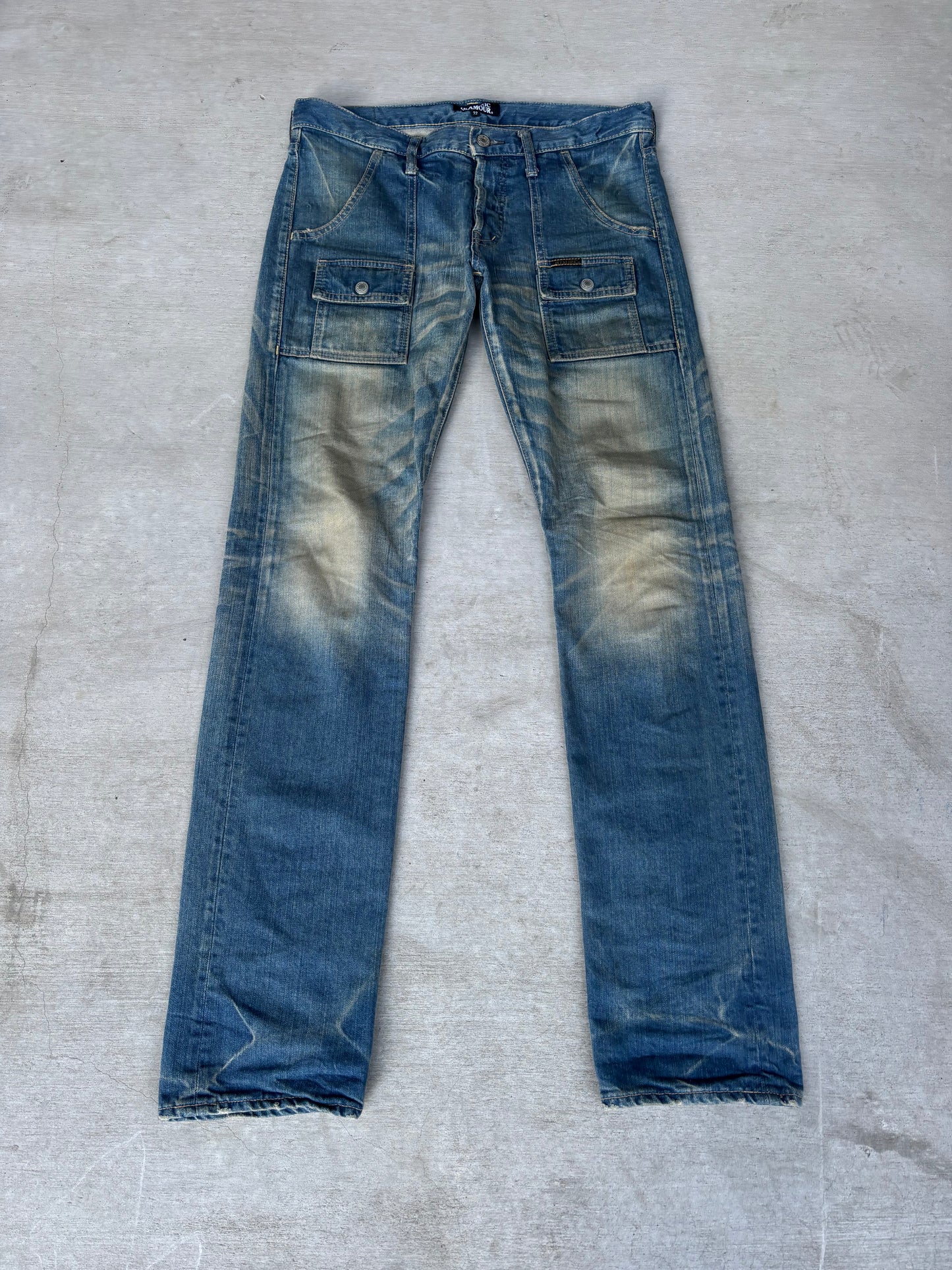 Hysteric Glamour Faded Cargo Pocket Denim (32)