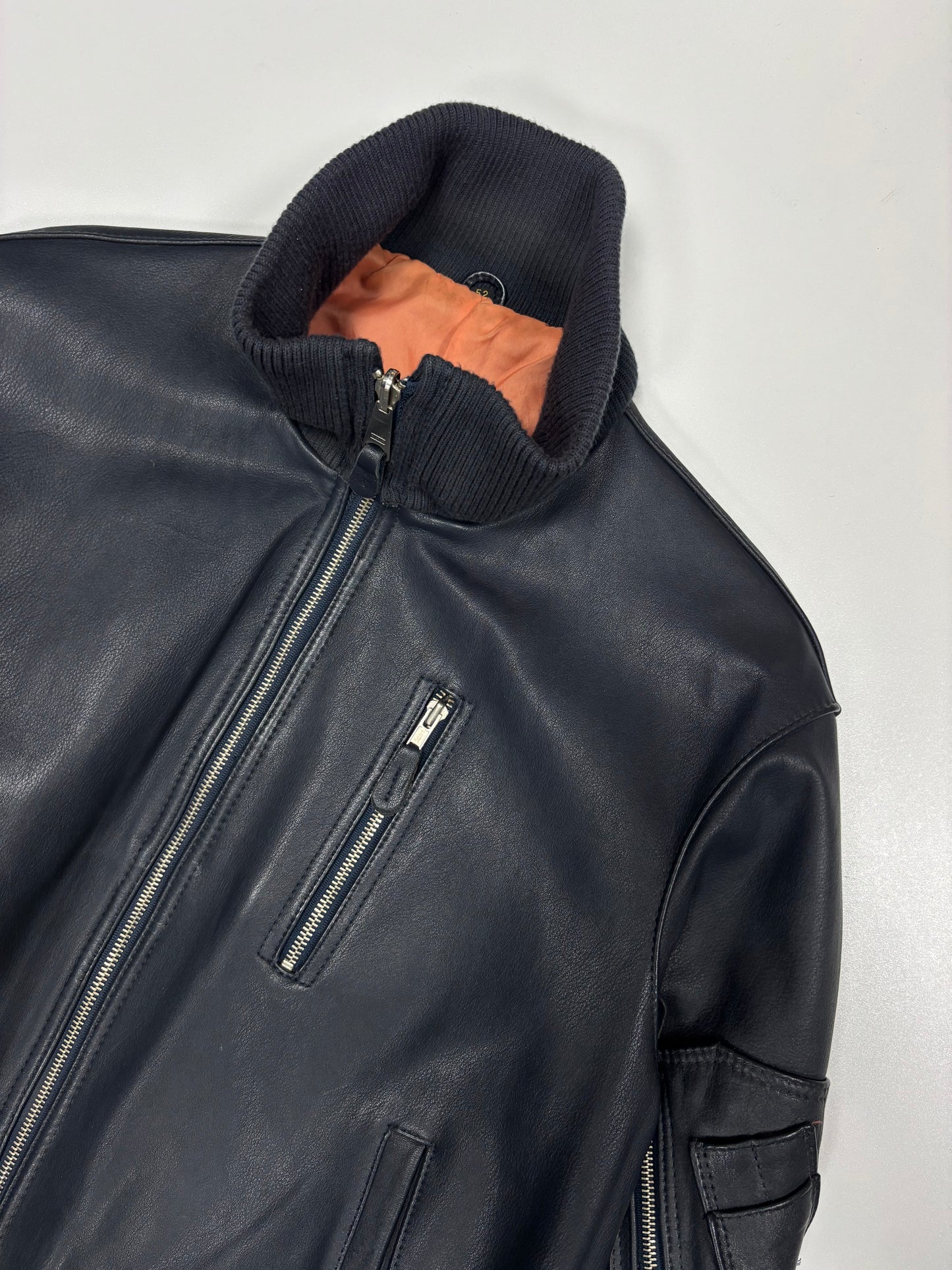 1980s Bundeswehr Flieger Leder Jacke (L)