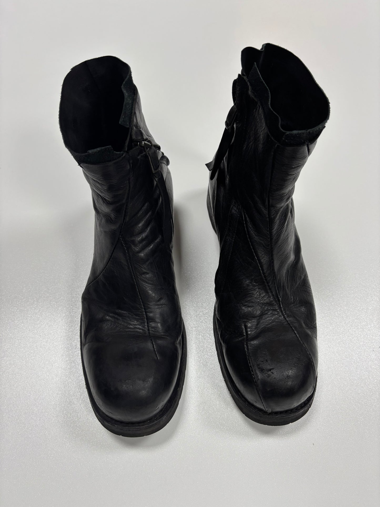 Leon Emanuel Blanck Horse Leather Tornado Zip Boots (46)