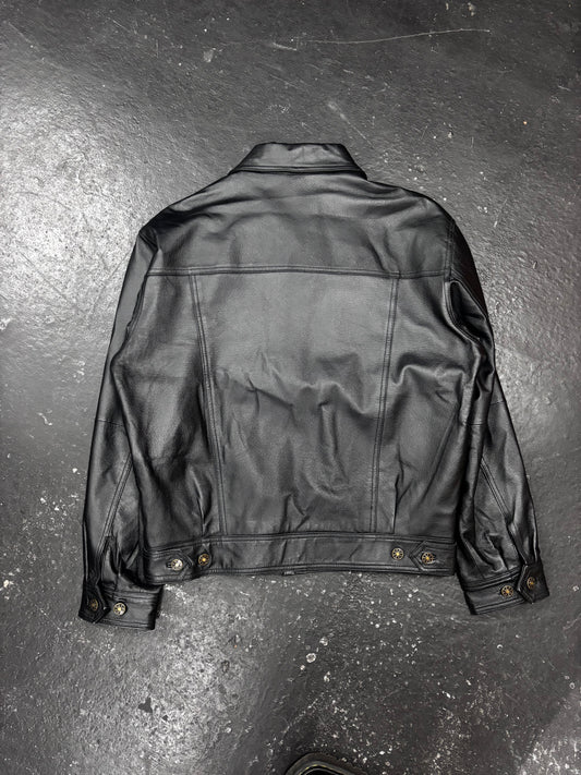 Arizona Cropped Fit Leather Jacket (M)