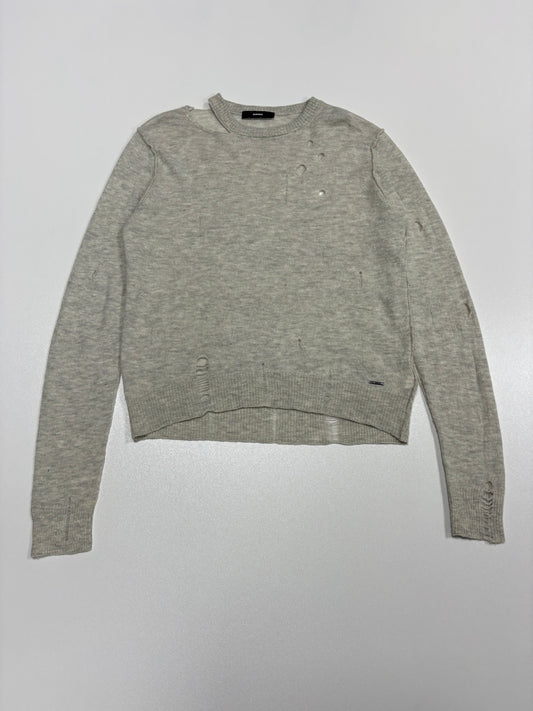 Diesel Womens Distressed Sweater (S)