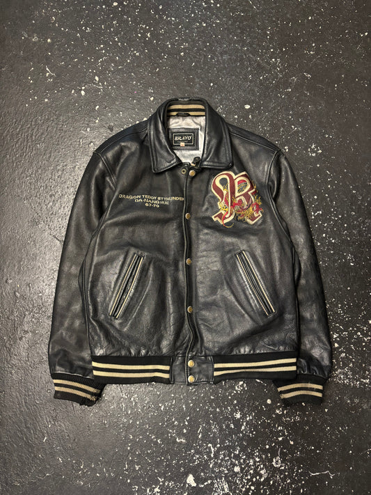 Redskins Bravo Dragon Leather Jacket (M)