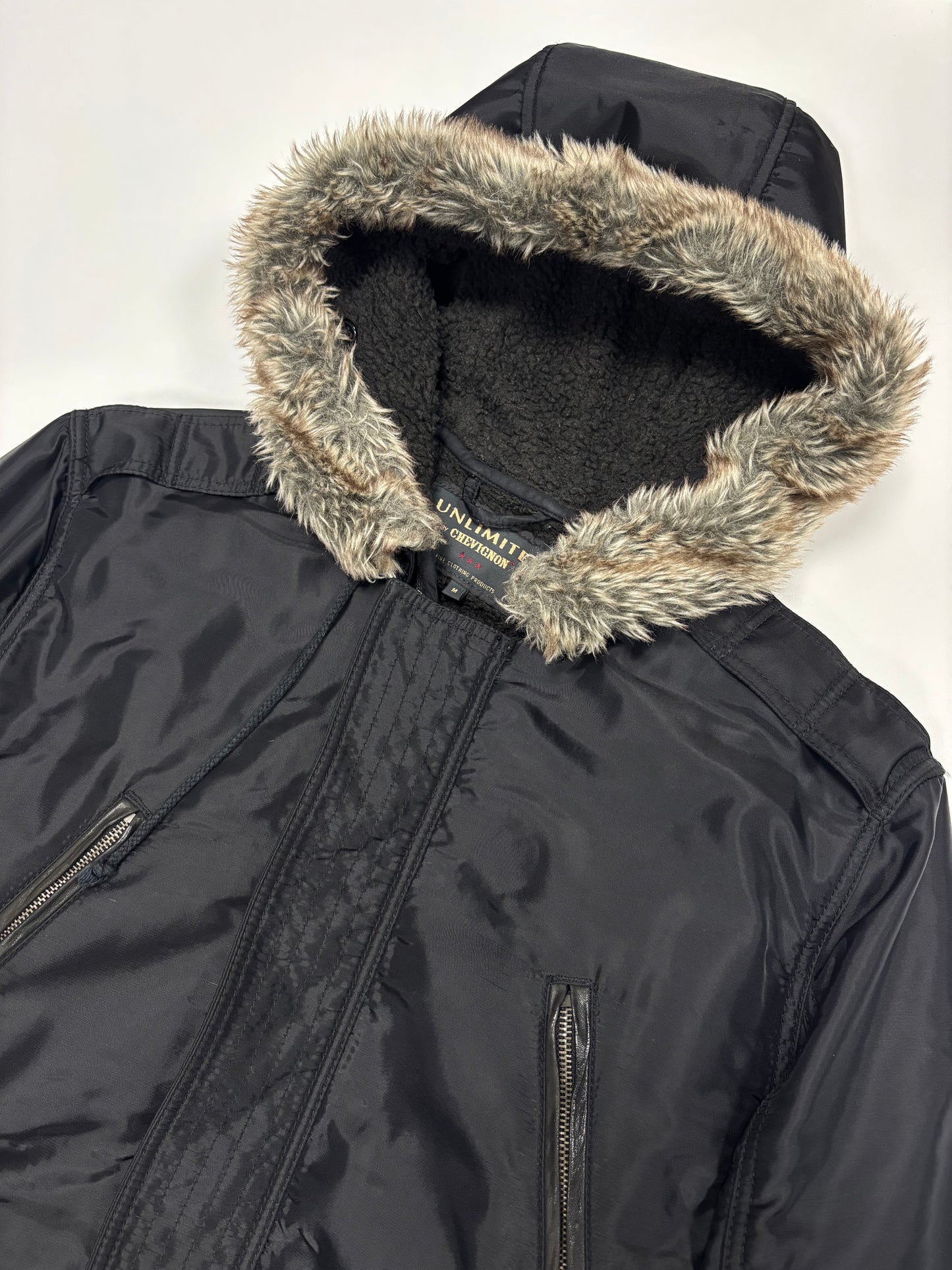 Chevignon 5 Zip Sherpa Parka (XL)