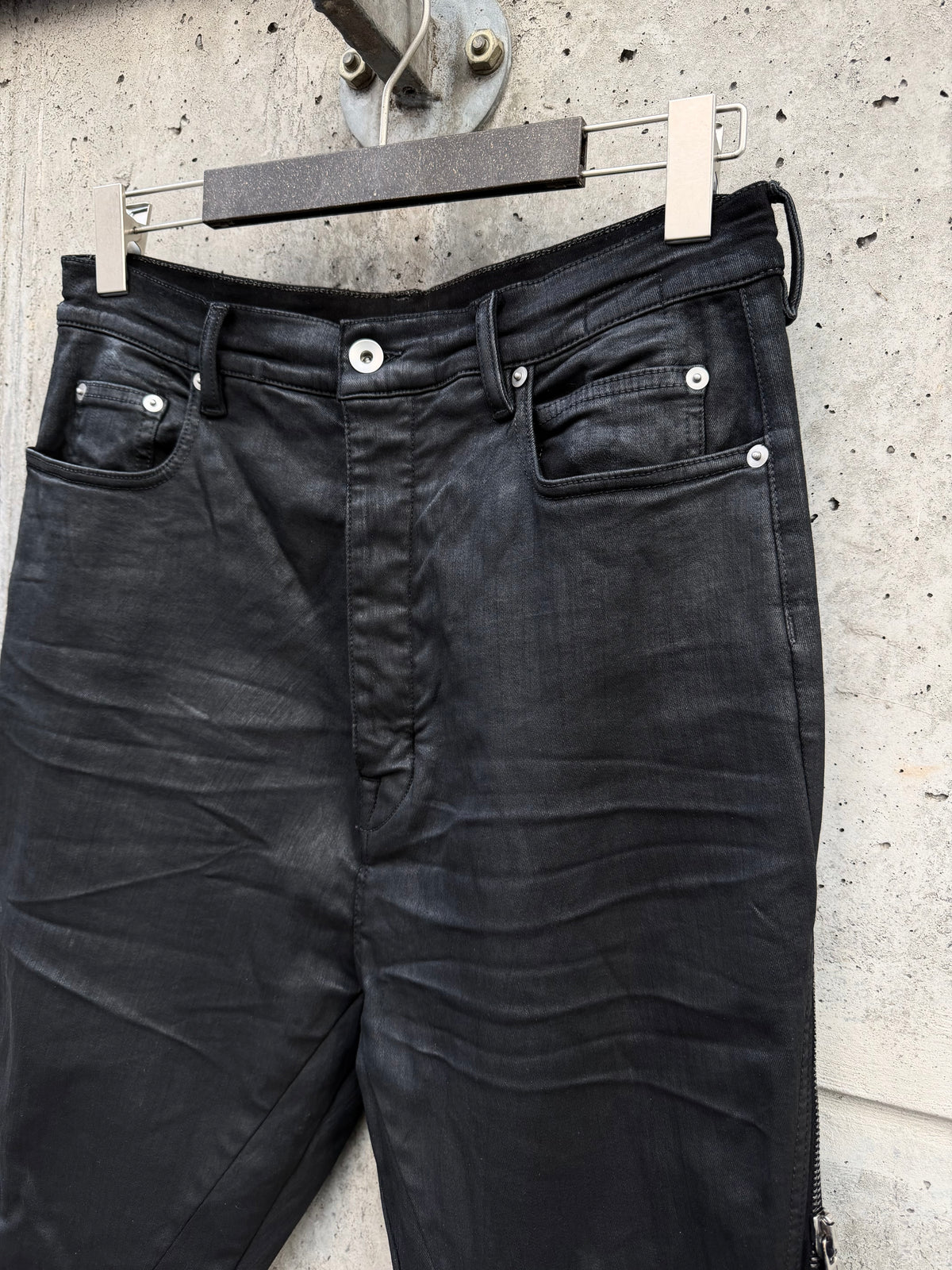 SS/24 Rick Owens Waxed Black DRKSHDW Bolan Denim (32)