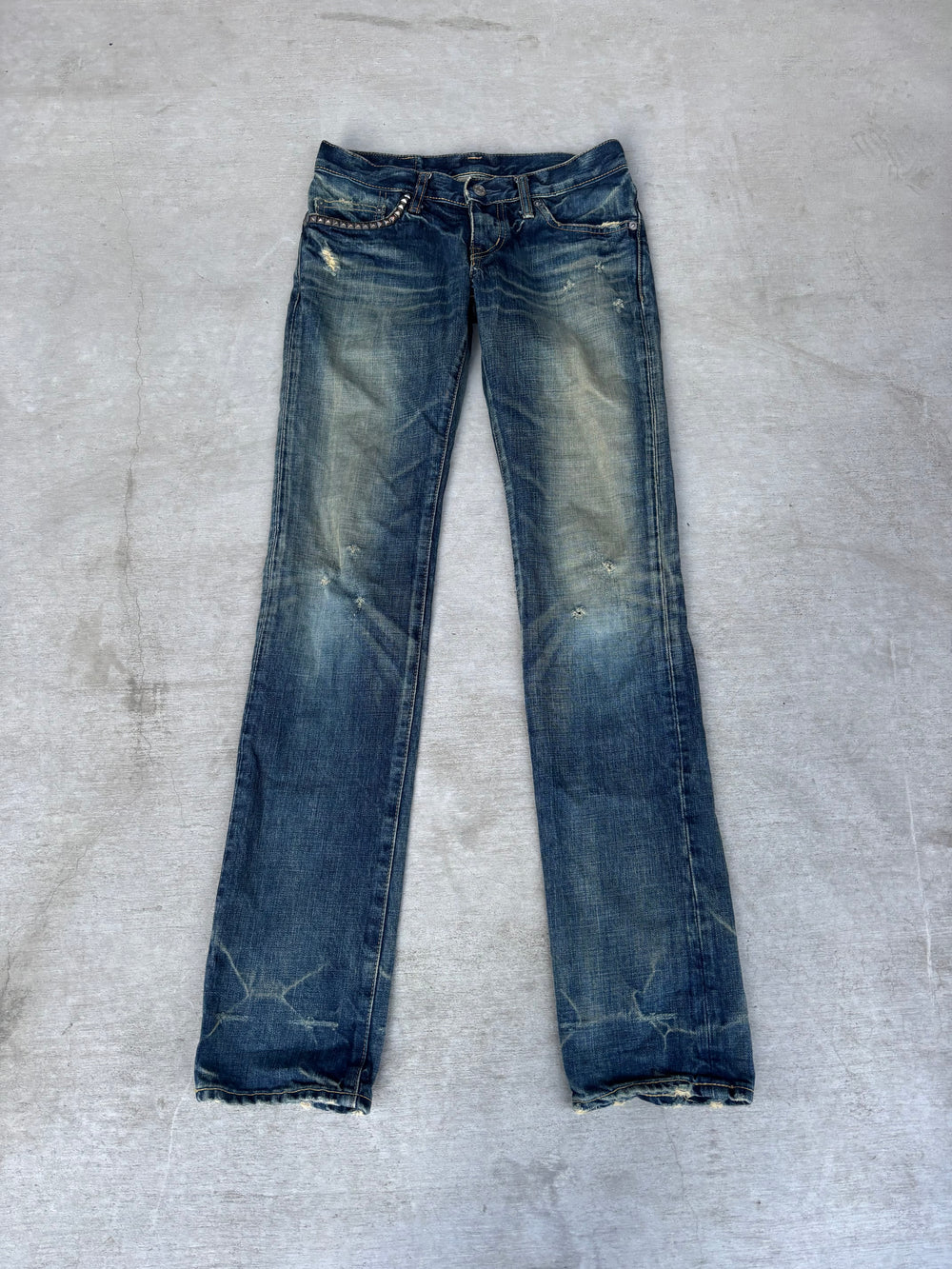 Hysteric Glamour Womens Studded Blue Denim (S)