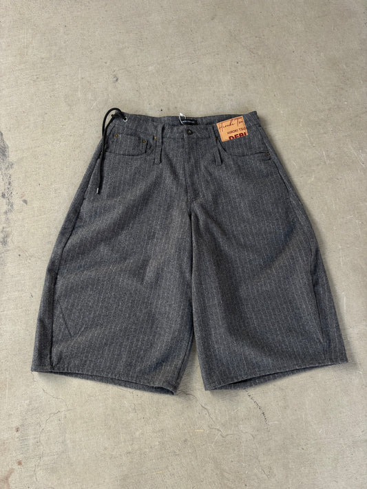 Hiroki Tsuzuki Ultra Wide Pinstripe Shorts (33)