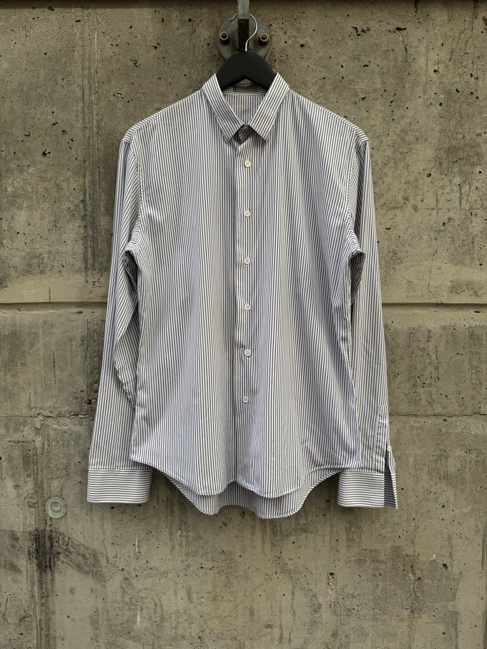 SS/07 Dior By Hedi Slimane Pin Striped Shirt (40)