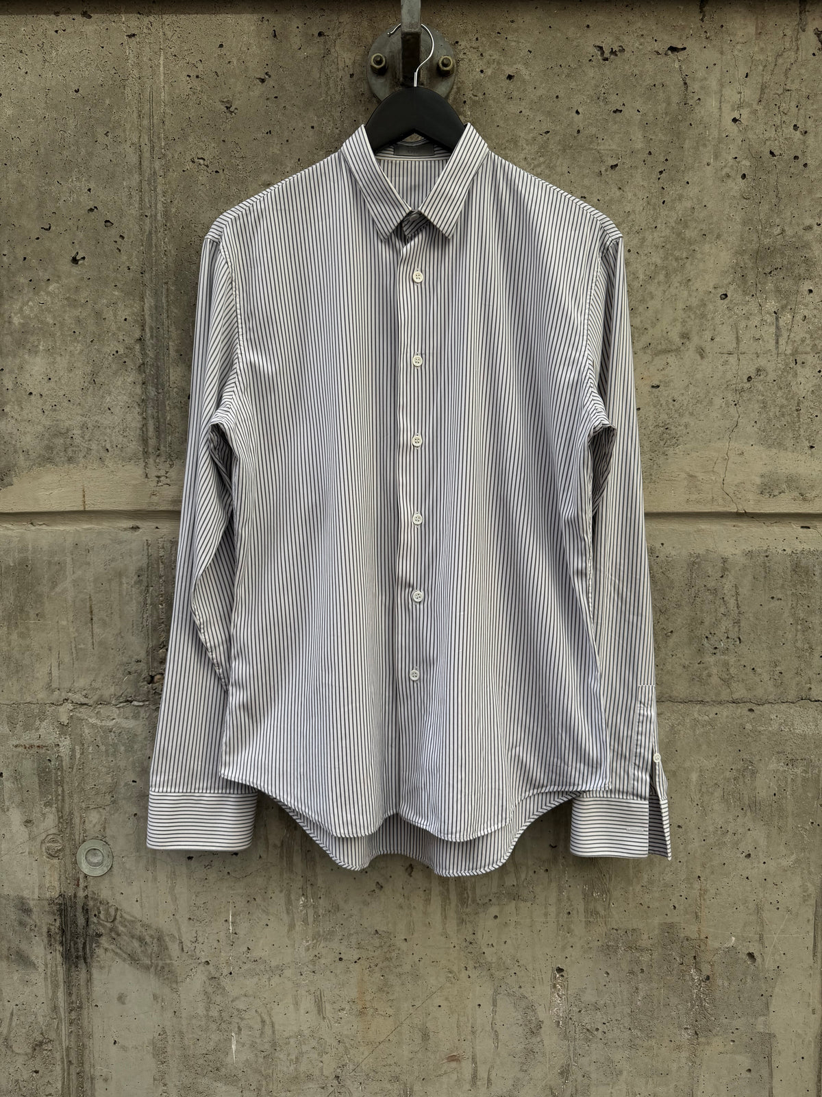 SS/07 Dior By Hedi Slimane Pin Striped Shirt (40)