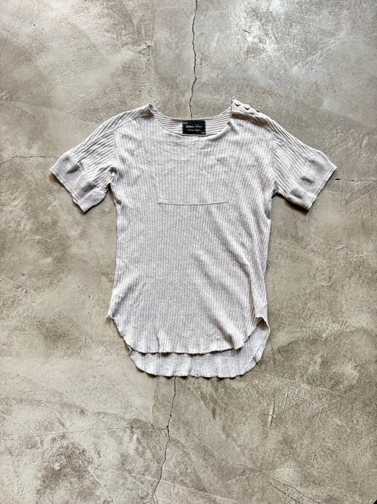 AW/09 Number (N)ine „A Closed Feeling“ Rip Tee (XS)