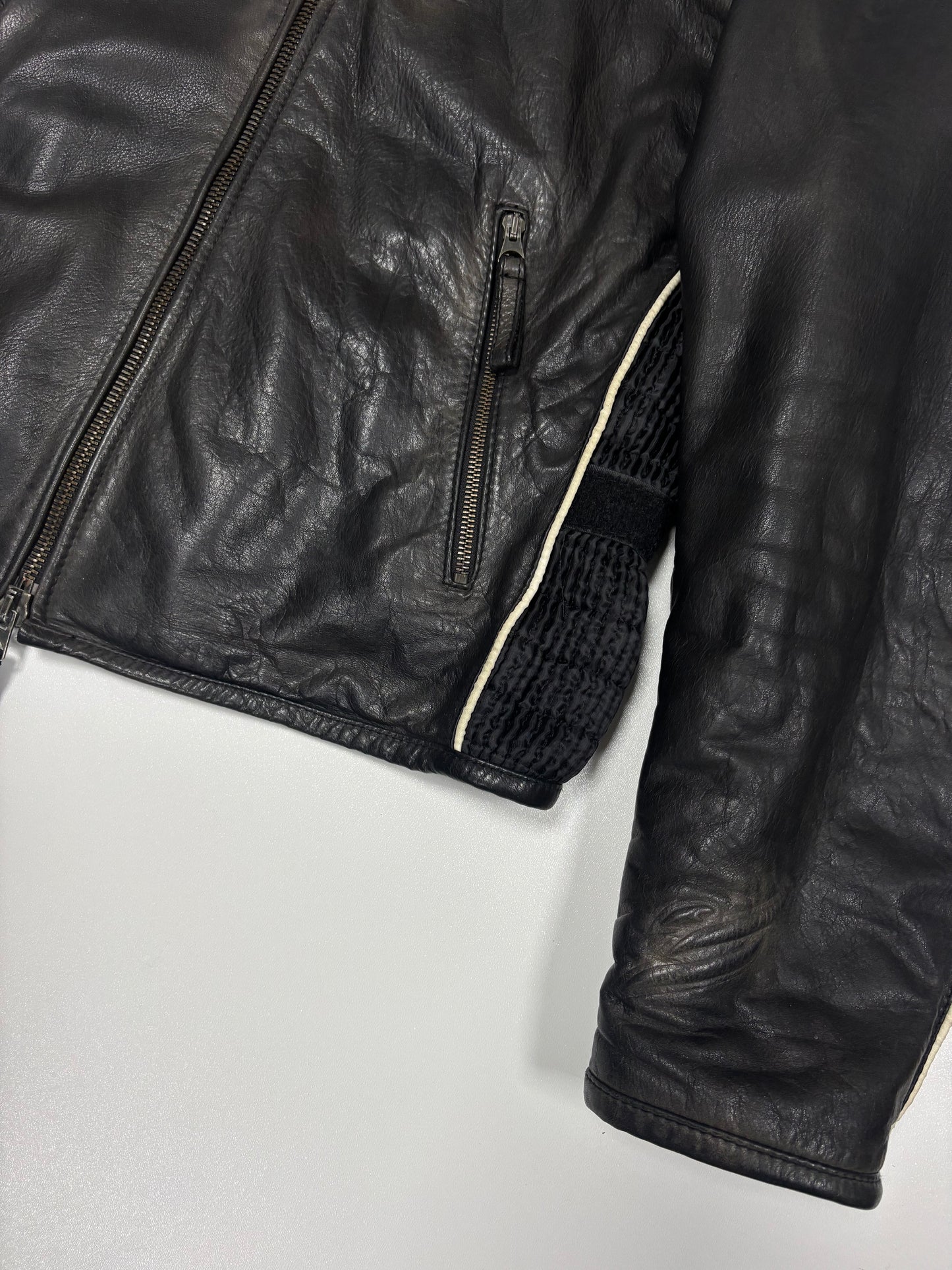 Armani Jeans Leather Jacket (M)