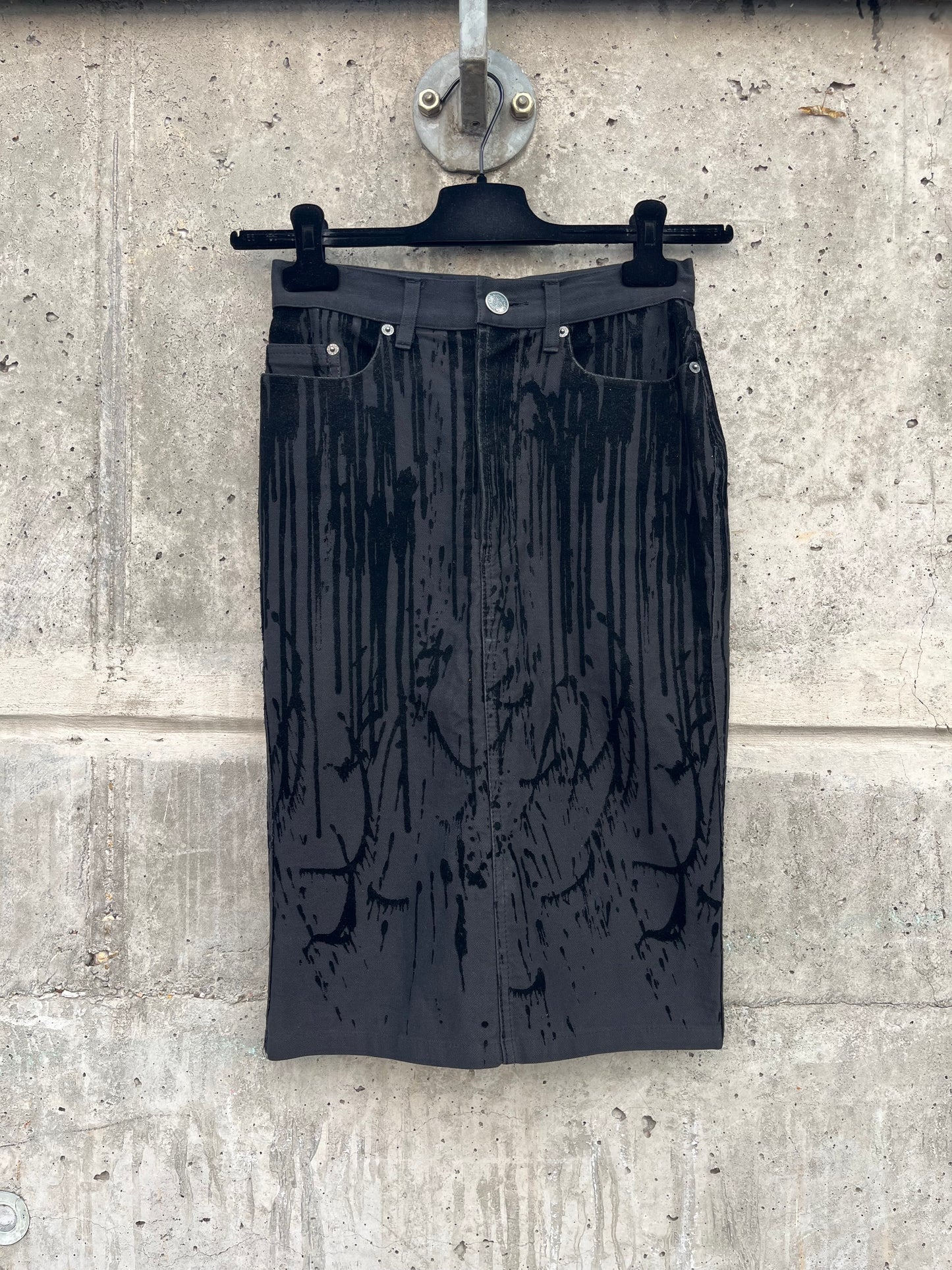 AW/98 Jean Paul Gaultier „Vampyre“ Blood Drip Skirt (XS)