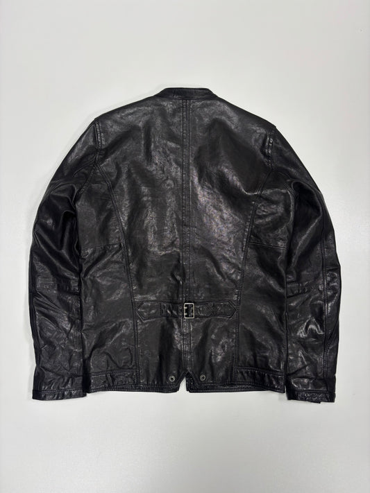 Diesel Golf Tight Fit Leather Jacket (L)