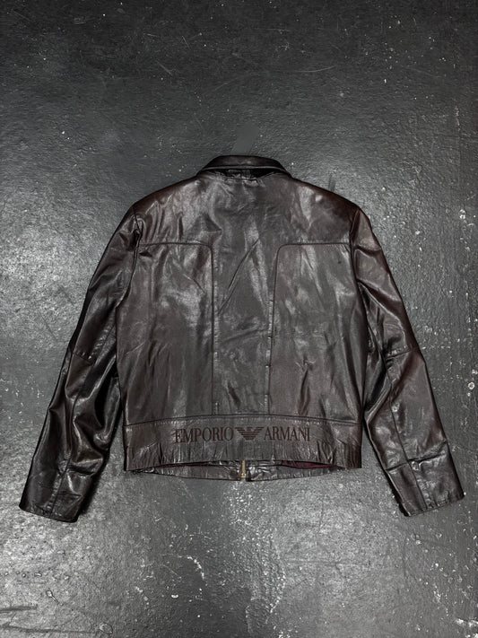Emporio Armani Leather Jacket (L)