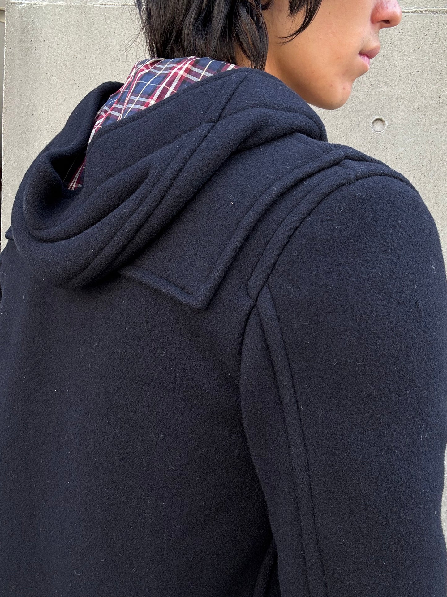 CDG 2009 Military Horn Clasp Wool Parka (XS)