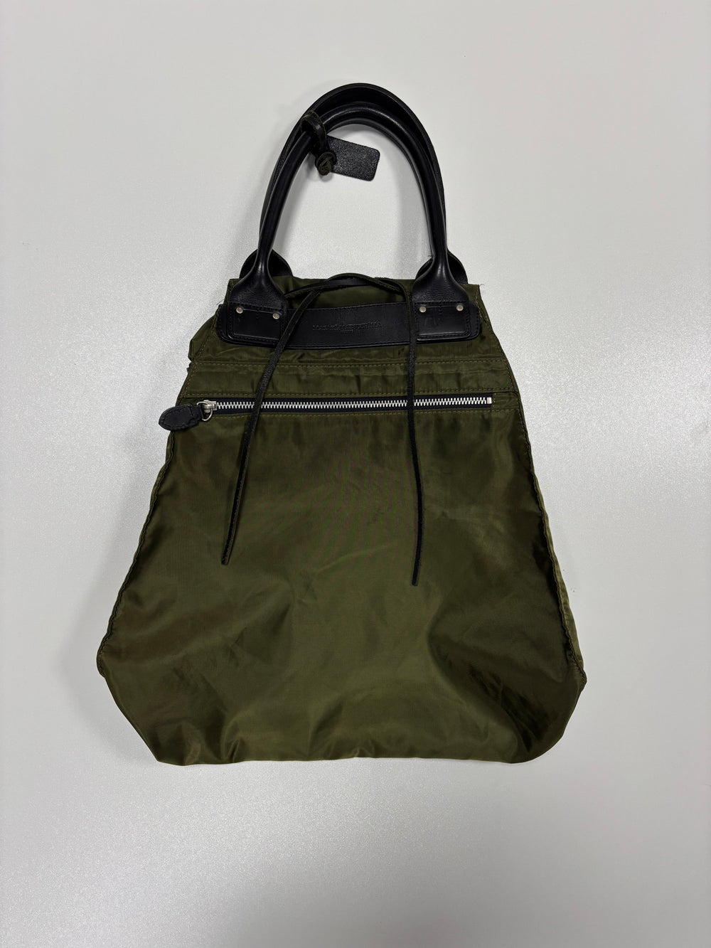 Masaki Matsushima Nylon Bag with Leather Handles