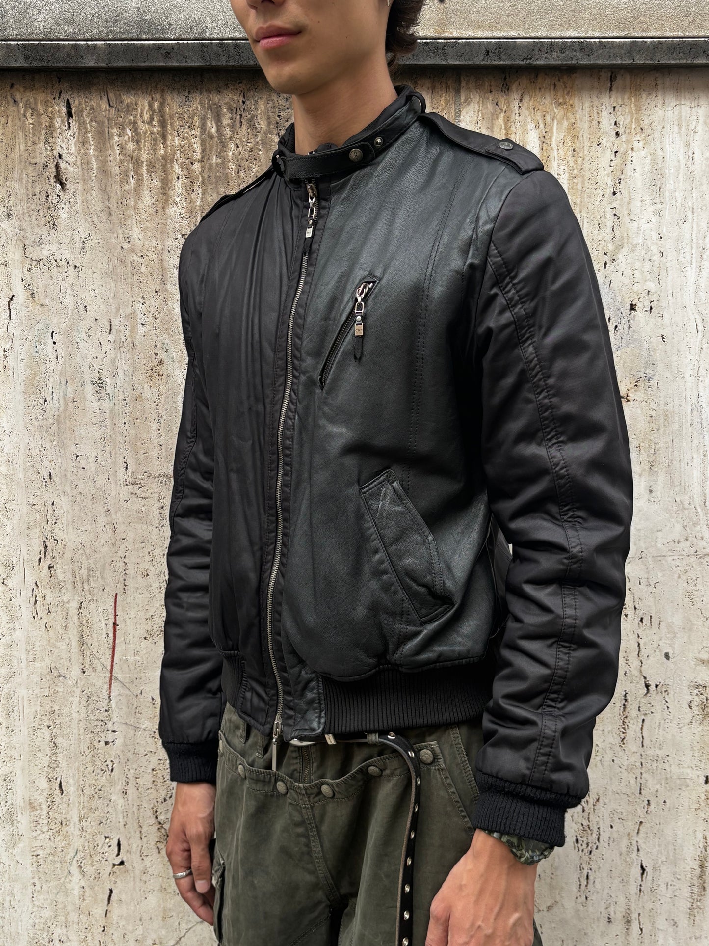 Costume National C'N'C Split Fabric Bomber (48)