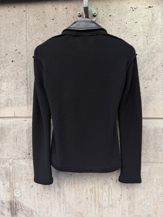 AW/2002 Comme des Garçons Split Fabric Caban (S)