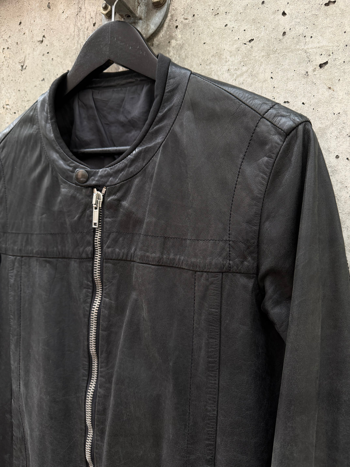 2000 Rick Owens Rider Leather Jacket (50)