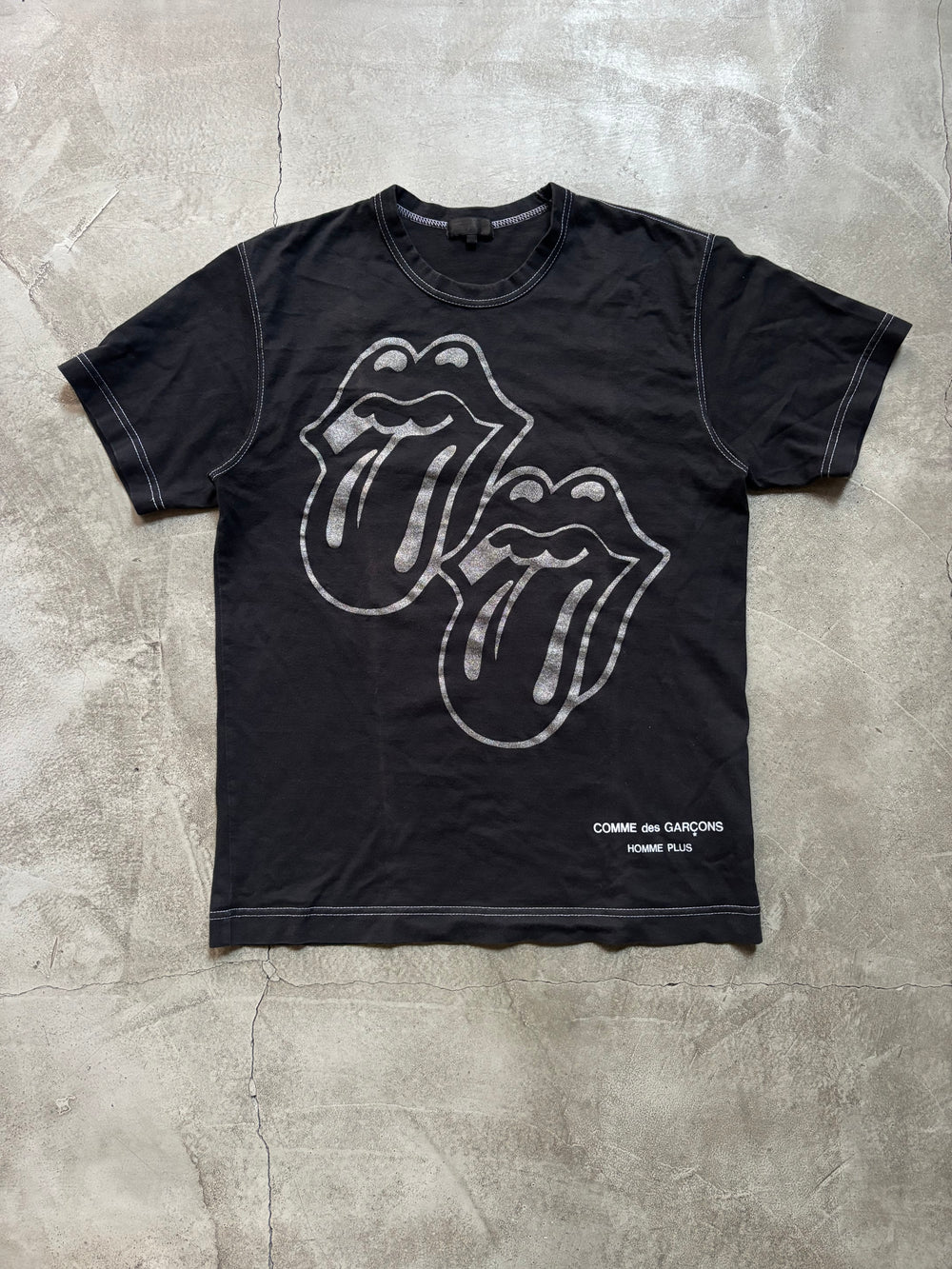 AW/05 CDG Homme Plus Double Tounge Rolling Stones Tee (M)