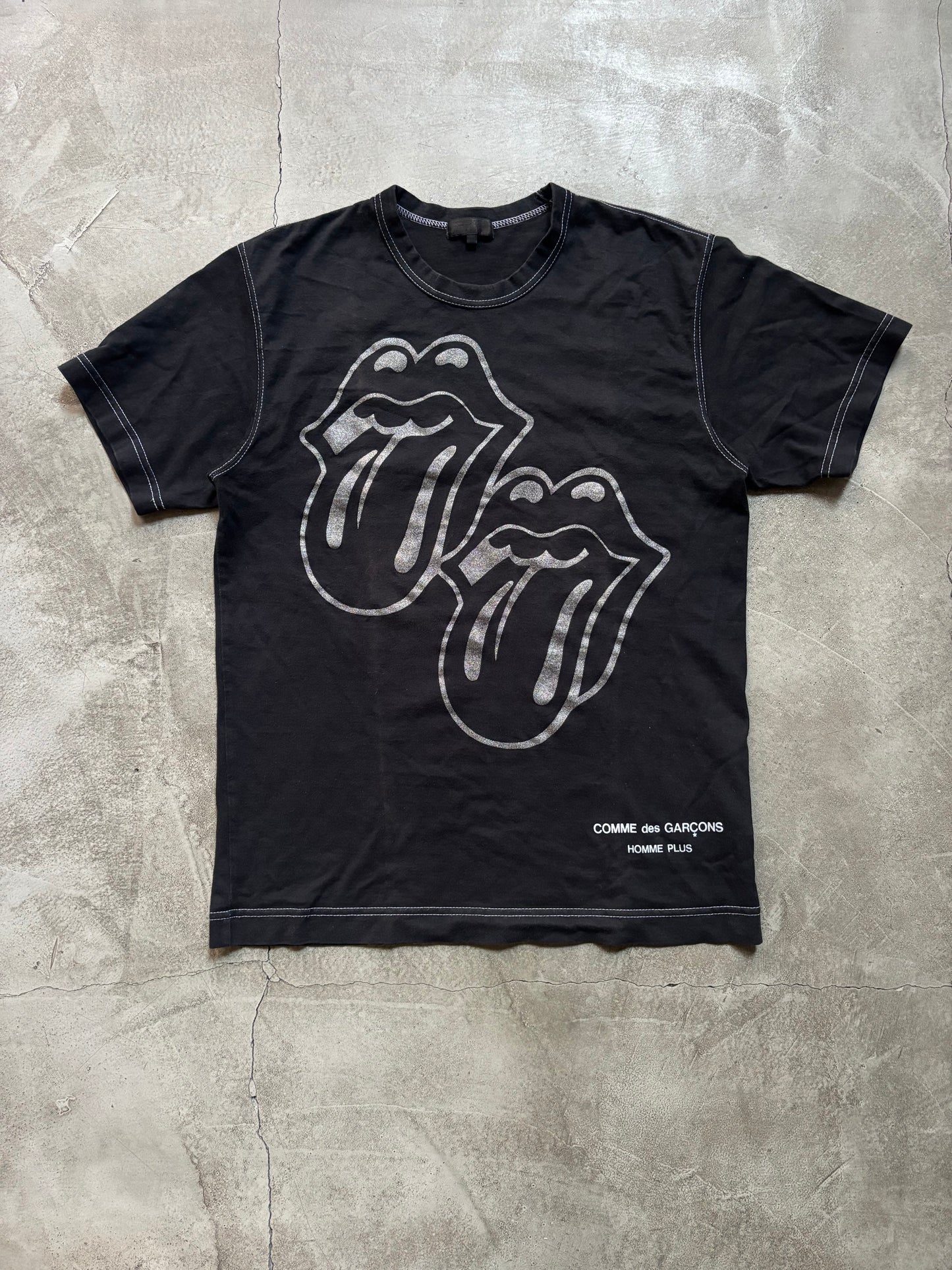 AW/05 CDG Homme Plus Double Tounge Rolling Stones Tee (M)