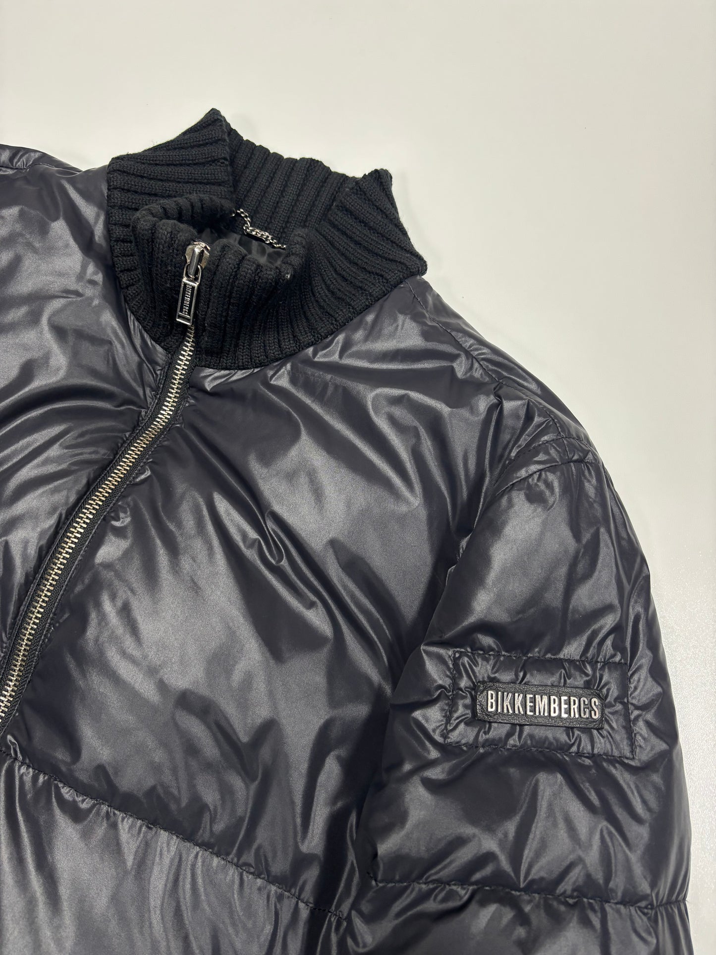 Bikkembergs Quilted Shiny Down Jacket (L)