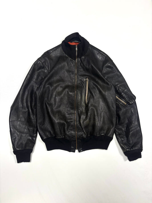 1980s Bundeswehr Leather Jacket (M)