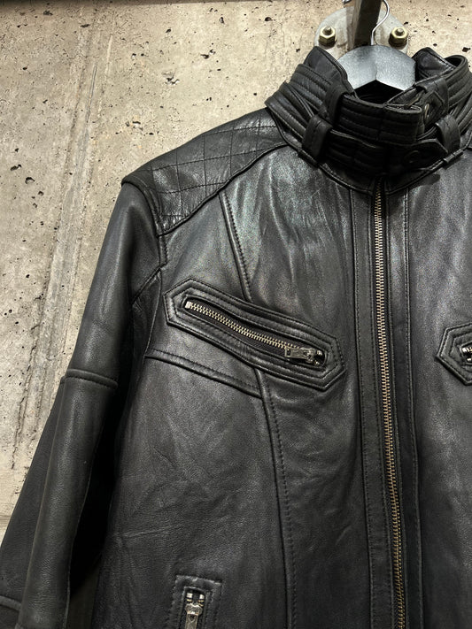 Jackrose Leather Zip Jacket (5)