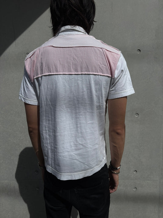 SS/06 Comme des Garcons Homme Multitextured Polo Shirt (L)