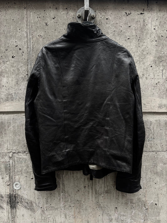 Preach Asymmetrical Lamb Leather Jacket (XL)