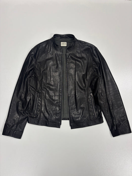 Armani Collezioni Tight fit Leather Jacket (M)