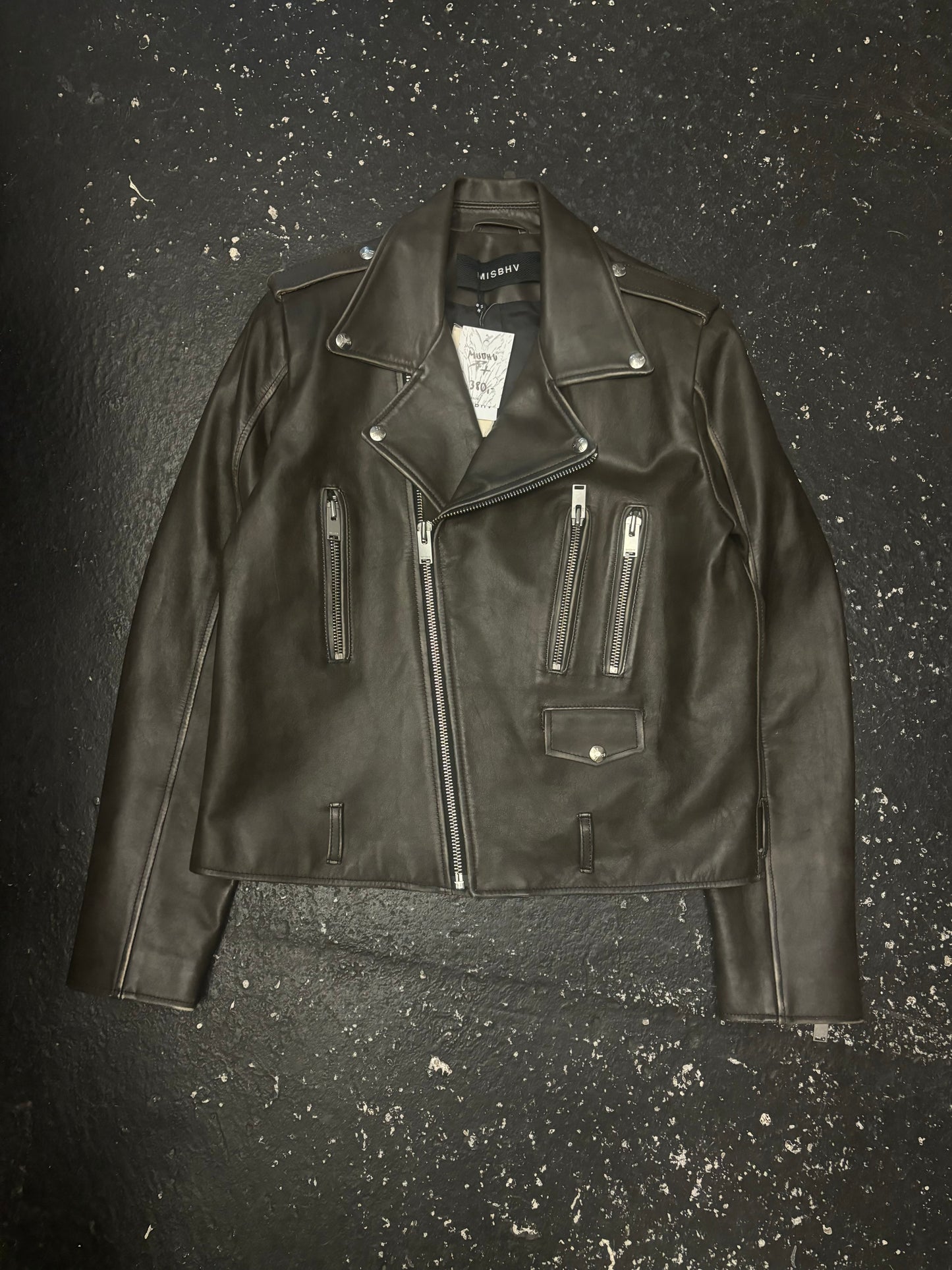 Misbhv Biker Leather Jacket (M)