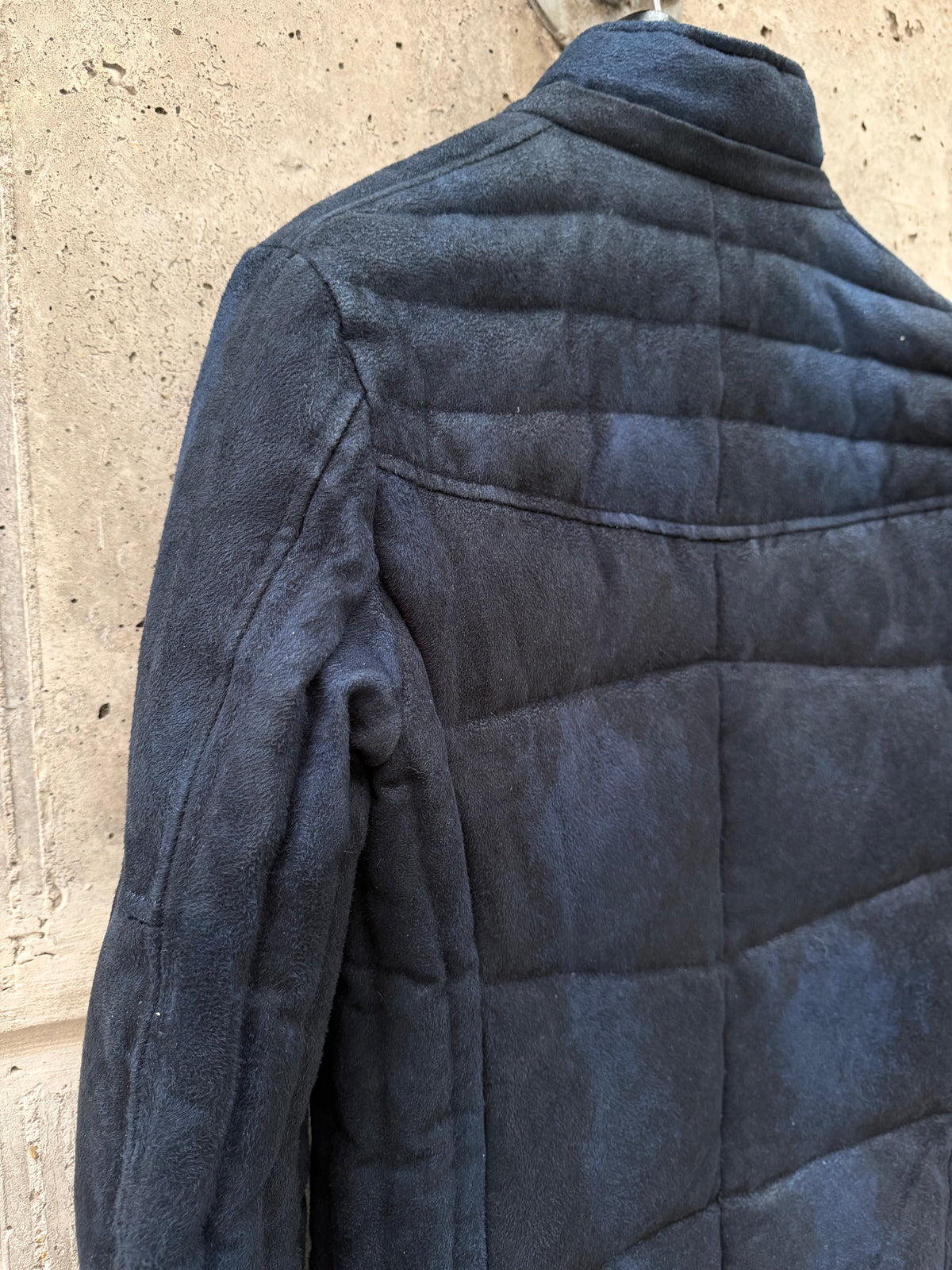 Tornado Mart Suede Cotton Puffer Jacket (M)