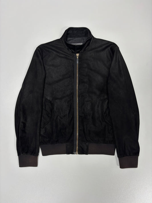 SS10 McQ by Alexander McQueen Suede Leather Blouson Jacket (M)