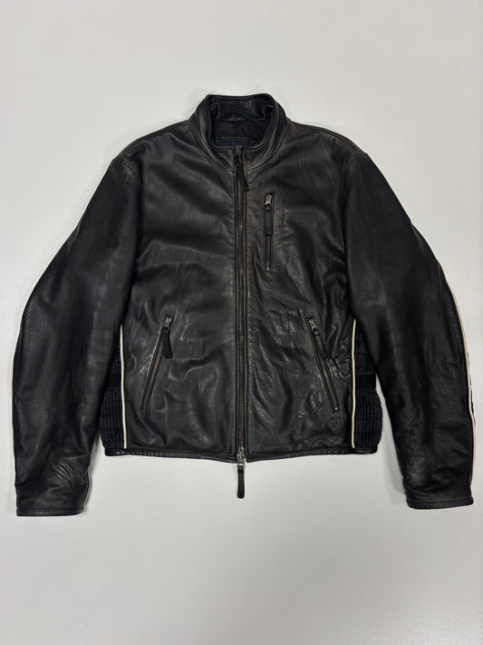 Armani Jeans Leather Jacket (M)