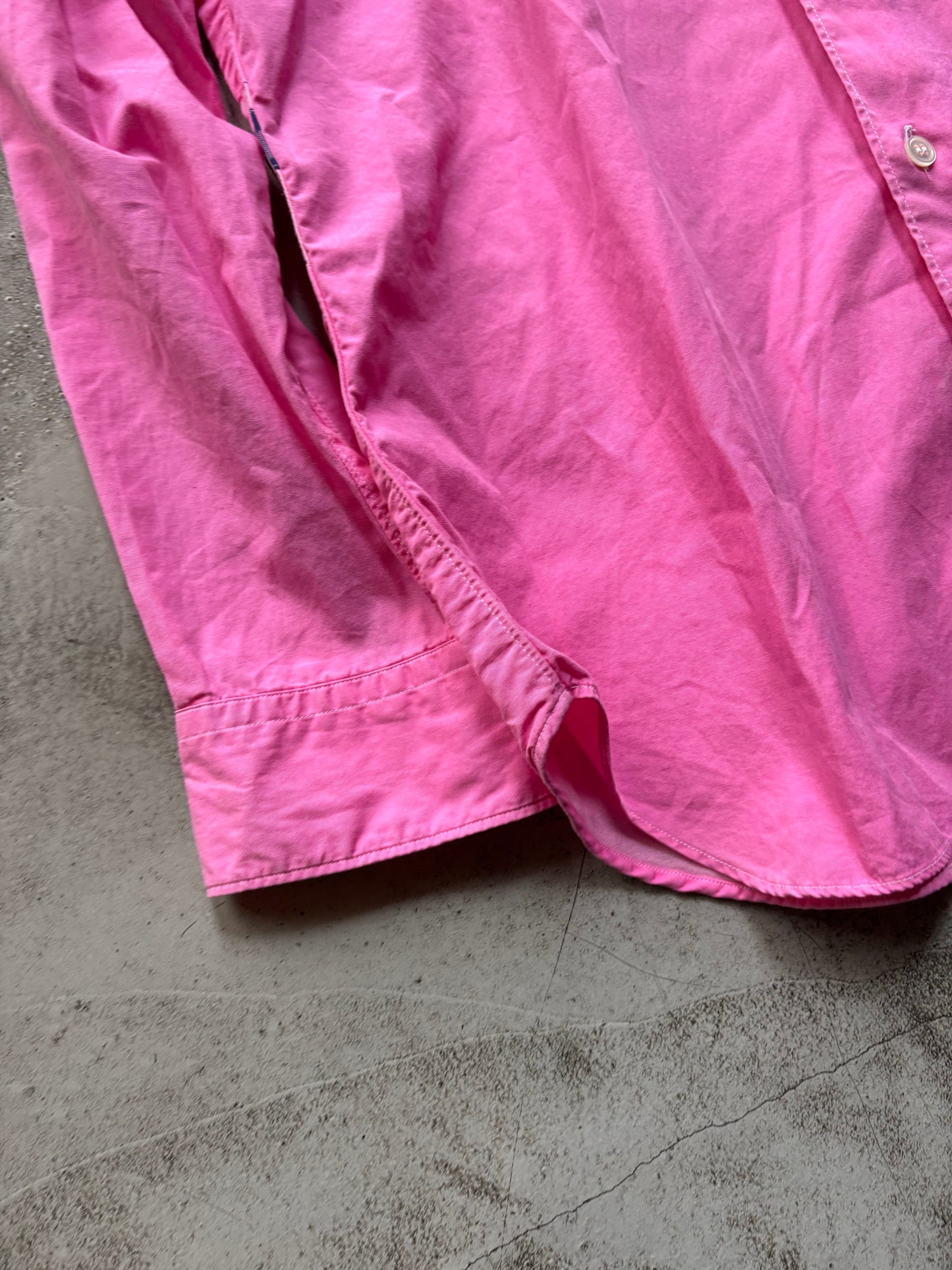 SS/2010 Comme des Garçons Shirt Pink Union Jack Shirt (M)