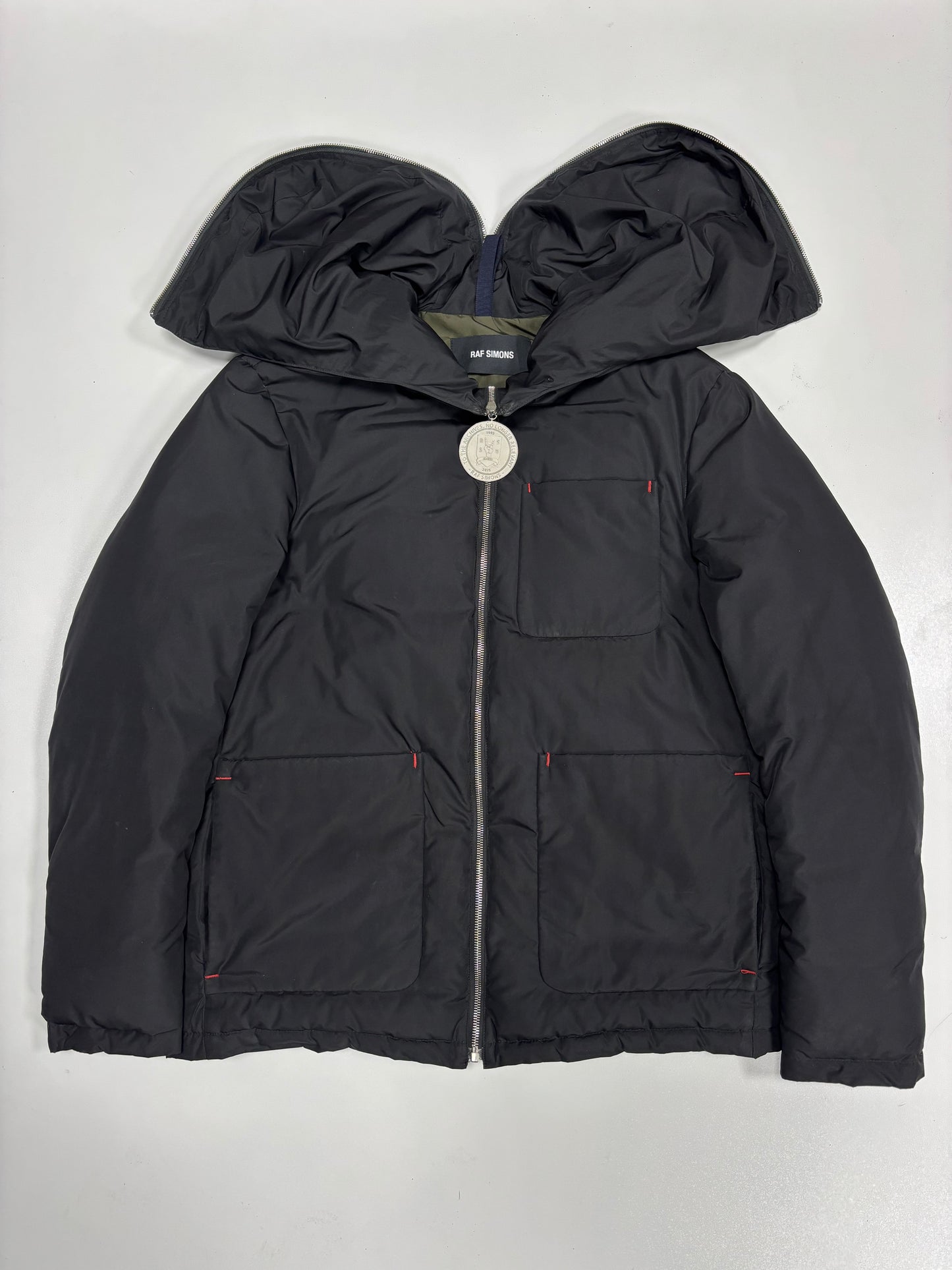 AW15 Raf Simons Hooded Puffer Jacket (L)