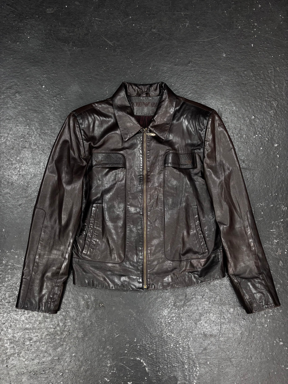 Emporio Armani Leather Jacket (L)