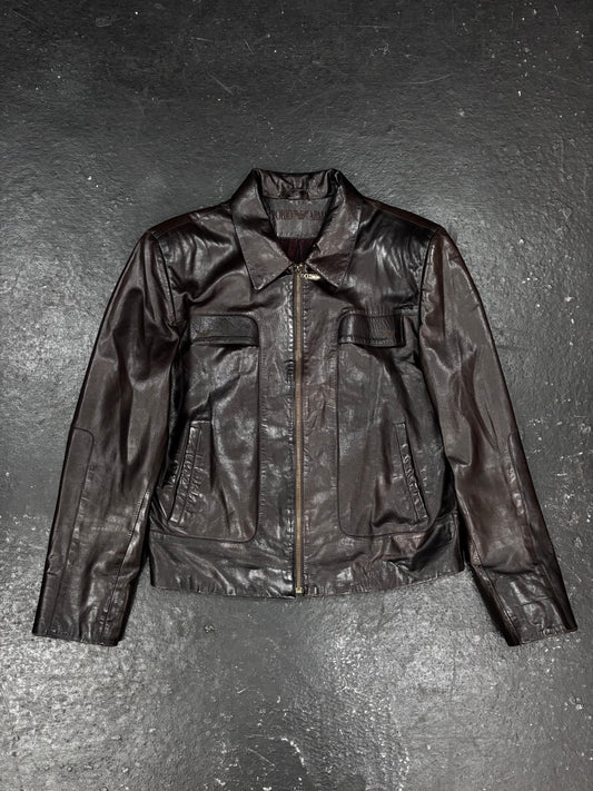 Emporio Armani Leather Jacket (L)