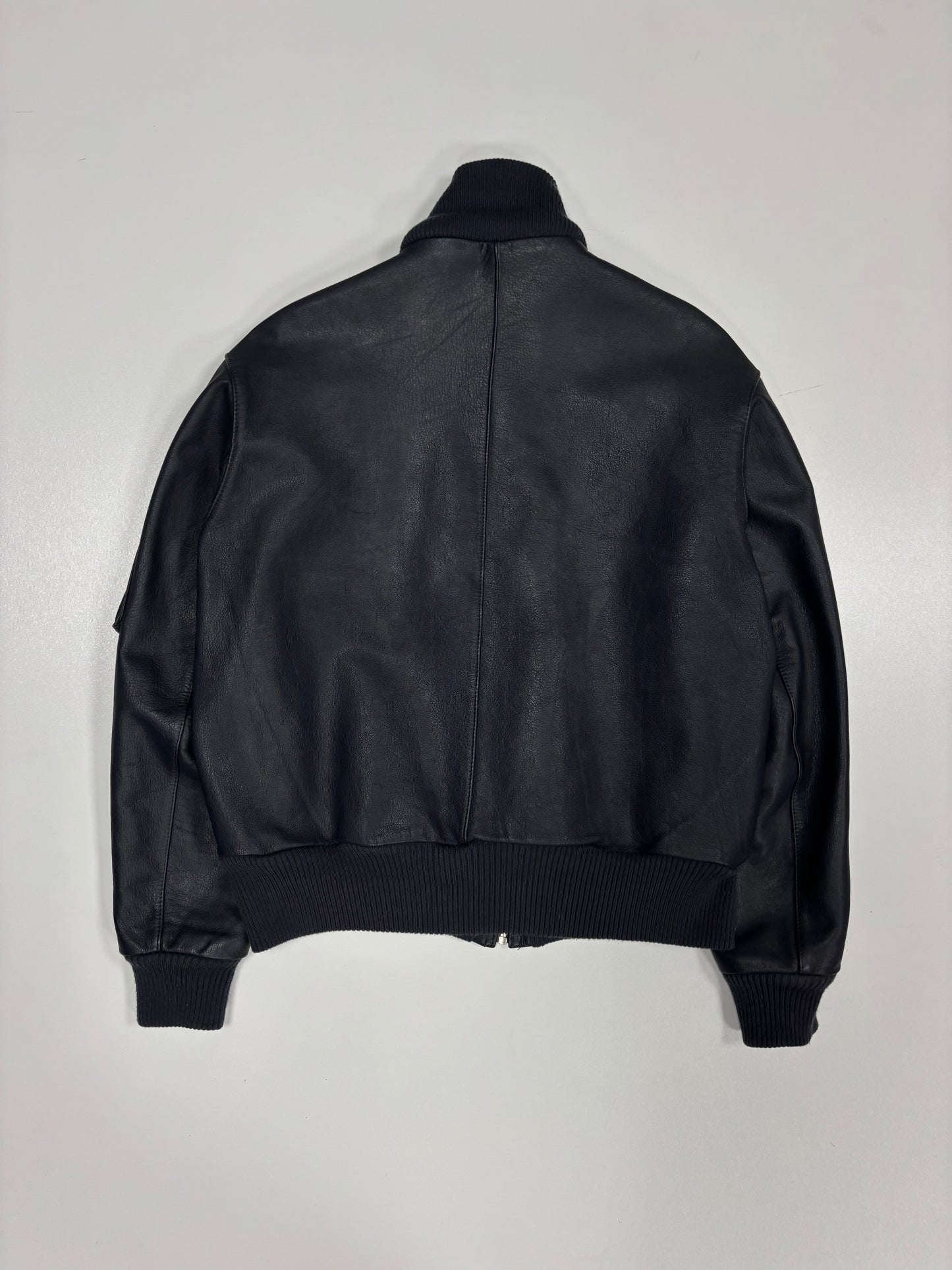 1980s Bundeswehr Flieger Leder Jacke (L)