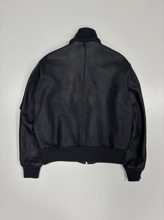 1980s Bundeswehr Flieger Leder Jacke (L)