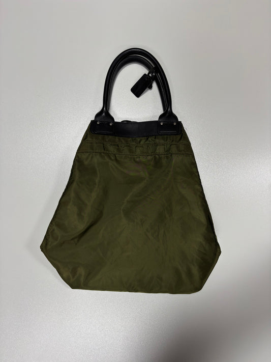 Masaki Matsushima Nylon Bag with Leather Handles