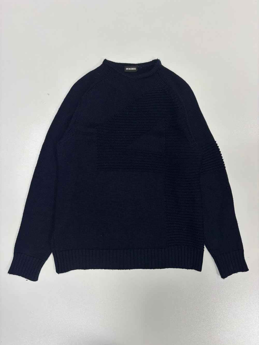 Dirk Bikkembergs Navy Woven Sweater (L)