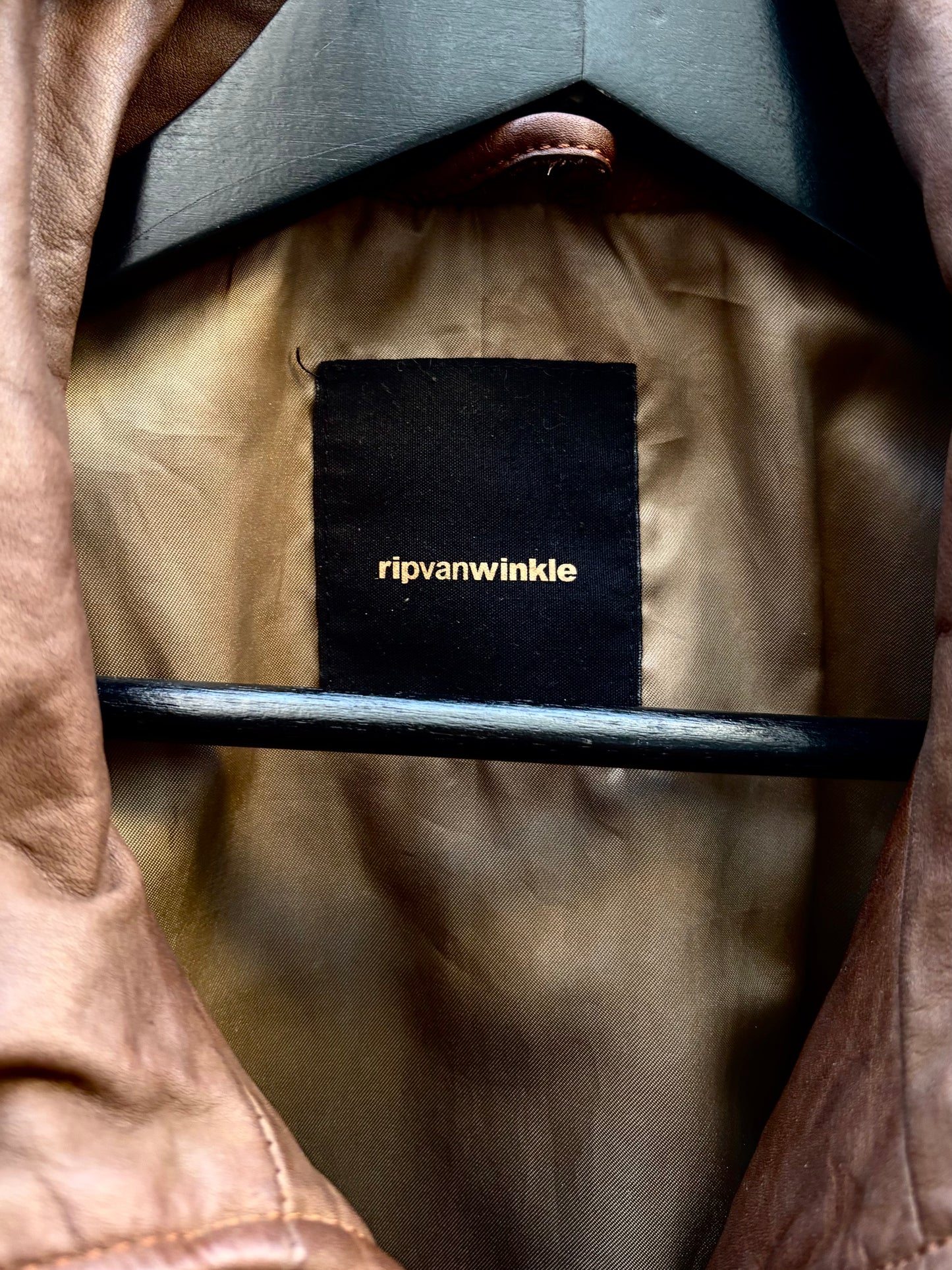 Ripvanwinkle Japanese Avantgarde Leather Jacket (XL)