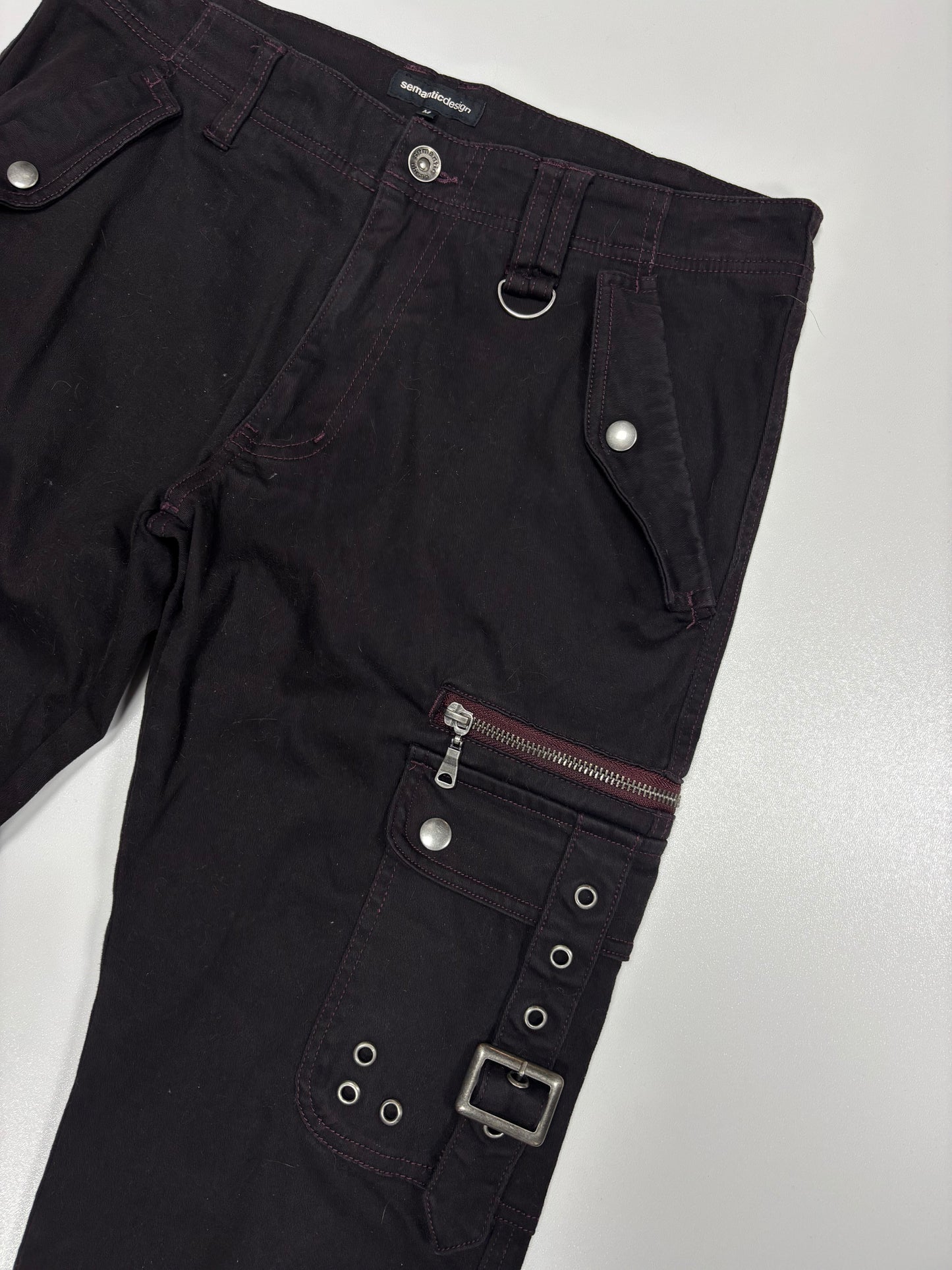 Semantic Design Tight Fit Cargo Denim (M)