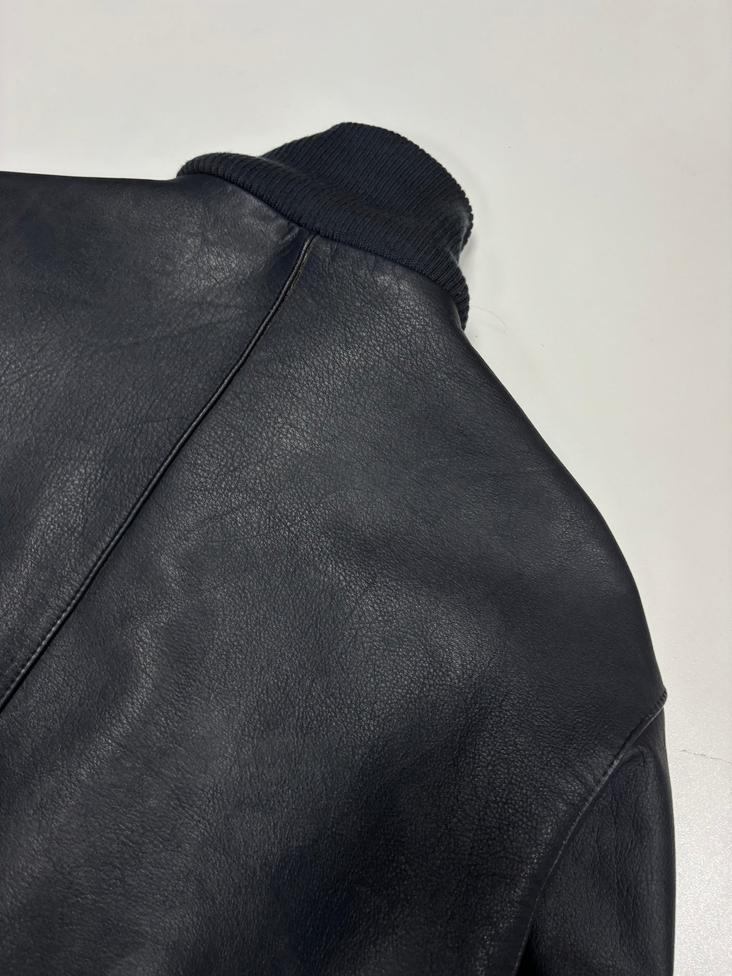 1980s Bundeswehr Flieger Leder Jacke (L)